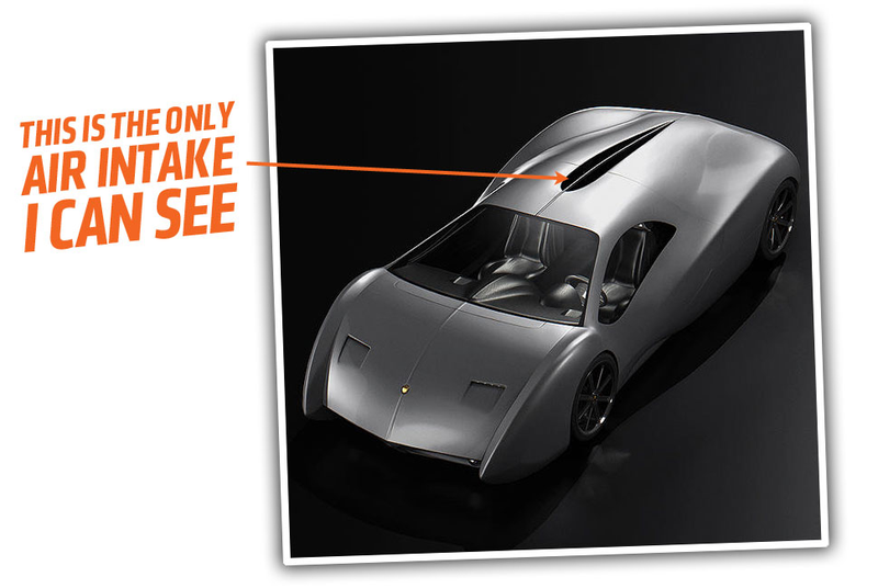 Illustration for article titled This 1700 HP Blob Of A Supercar Seems Like Impossible Nonsense